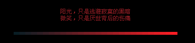 阳光只是逃避寂寞的黑暗_潮流好看的QQ留言代码