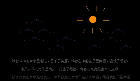 青春的寂寞是生命的点缀_伤感QQ留言代码设计