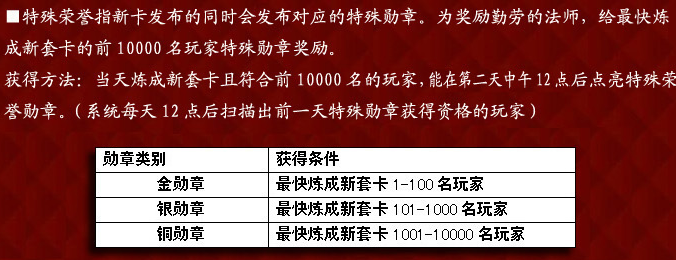 魔法卡片荣誉系统登场 相关FAQ介绍