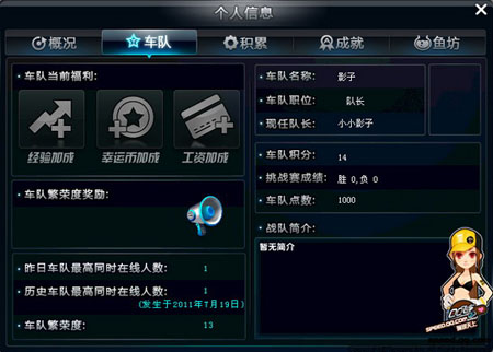经验工资幸运币通通有加成_QQ飞车新版本车队福利系统