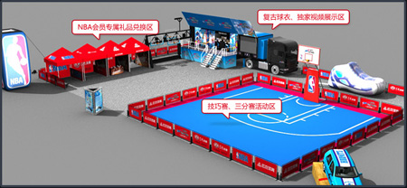 报名参加NBA大篷车 赢取NBA会员专属礼品