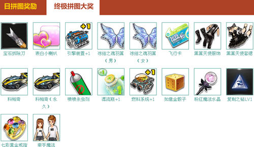 QQ飞车急速梦想拼图猜想 完成任务打卡赢奖励