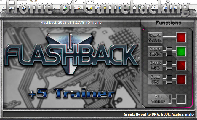 闪回五项修改器1.1.1378 绿色版