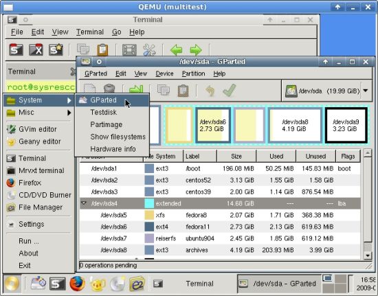SystemRescueCd 系统急救盘3.8.1