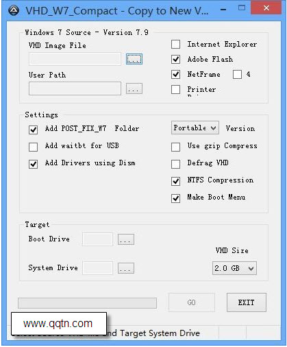 创建win7安装盘(VHD W7 Compact)7.9