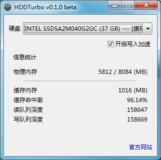 �ڴ����Ӳ��(HDDTurbo)0.1.2 Beta