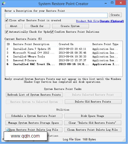 还原点创建工具(Restore Point Creator)1.9.4