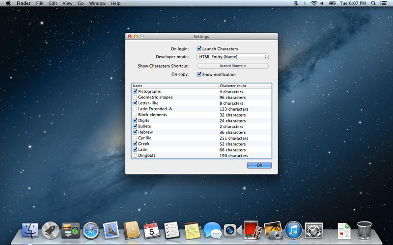 �����ַ����빤��Characters for Mac1.1.4 �ٷ���