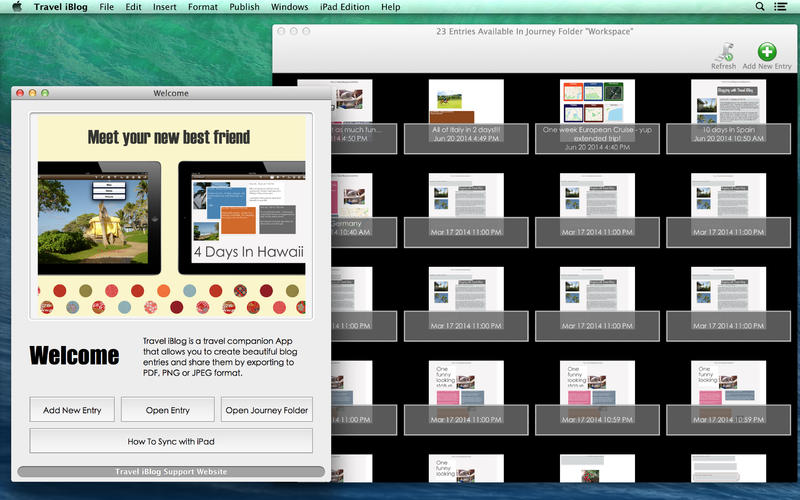 ������־����Travel iBlog for Mac1.60 �ٷ���