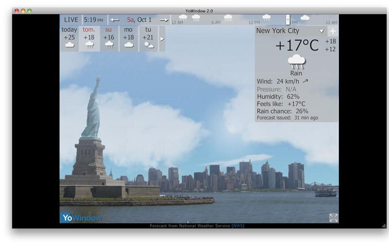 ����֮��YoWindow Weather for Mac3.0.161 �ٷ���