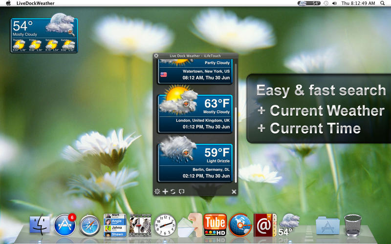 ������ͷLive Dock Weather for Mac2.6 �ٷ���
