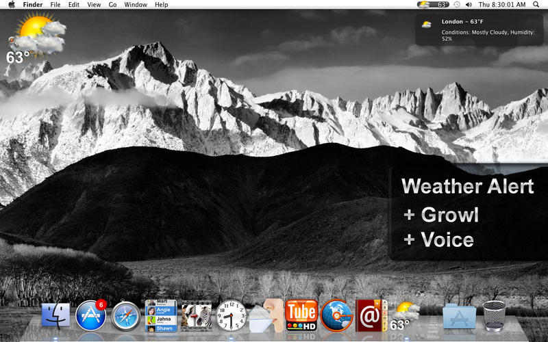 ������ͷLive Dock Weather for Mac2.6 �ٷ���