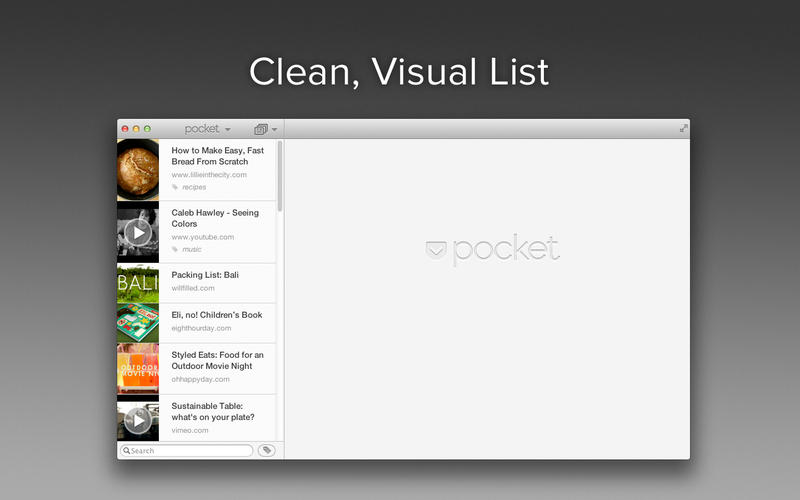 �����¼��ͬ������Pocket for Mac1.6.2 �ٷ���