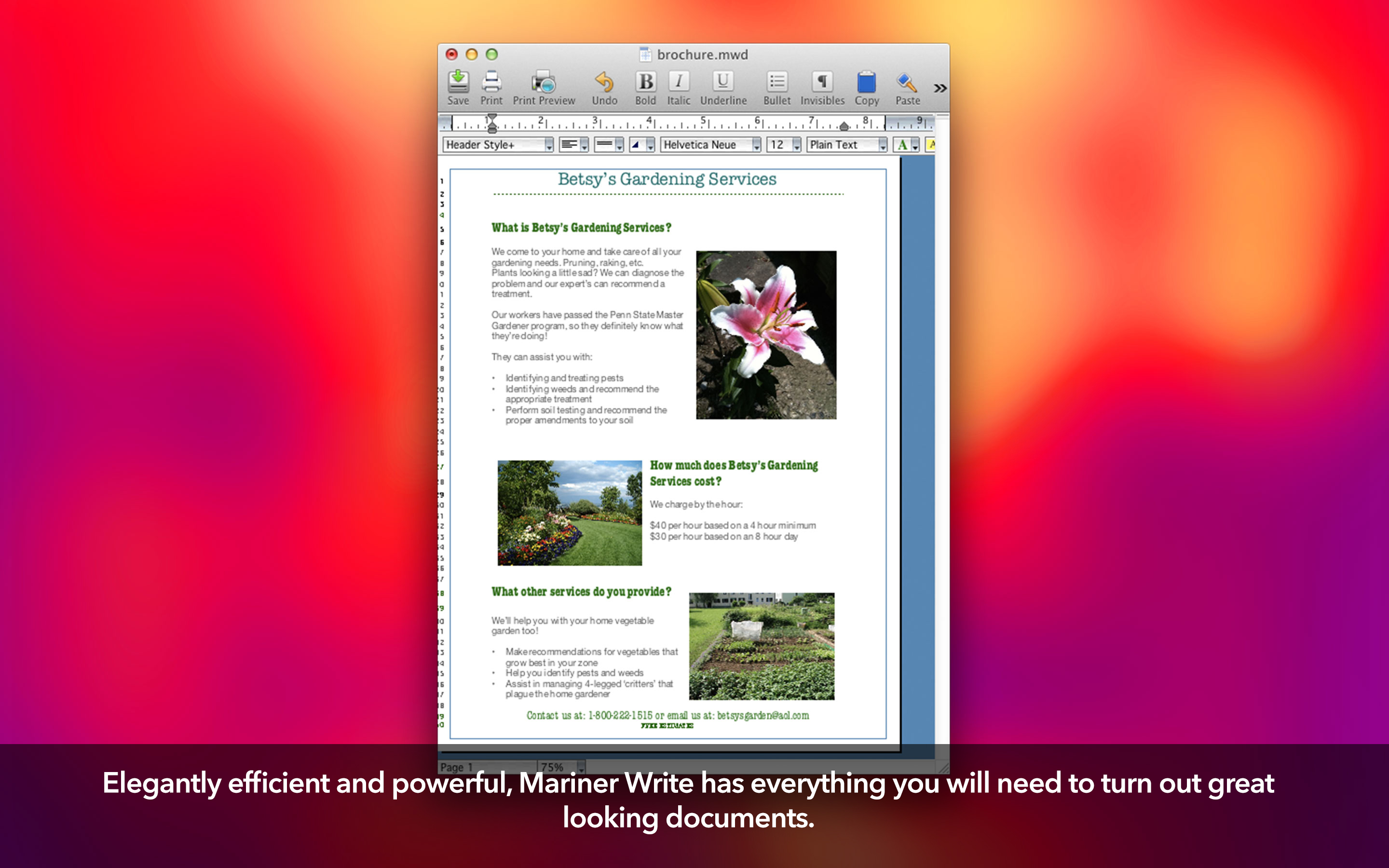 �ĵ��칫Mariner Write Mac��3.9.3 �ٷ���