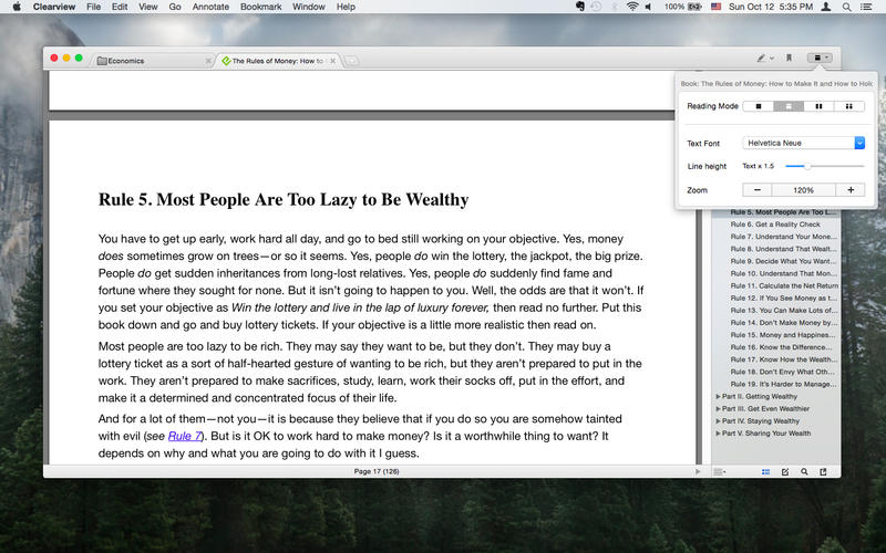�������Ķ���Clearview Mac1.6.2 �ٷ���