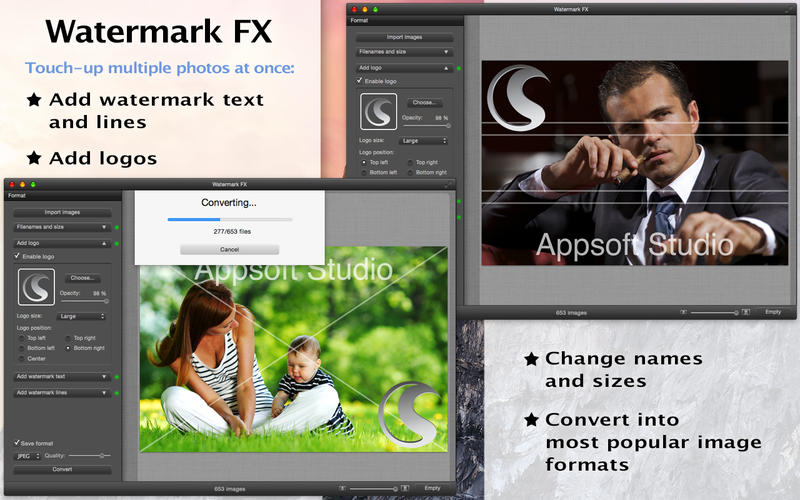 ����ˮӡ����Watermark FX for Mac3.0 �ٷ���