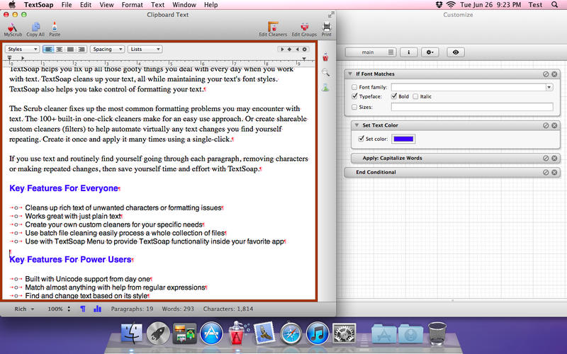 �ı���ʽ��������TextSoap for Mac7.4.3 �ٷ���