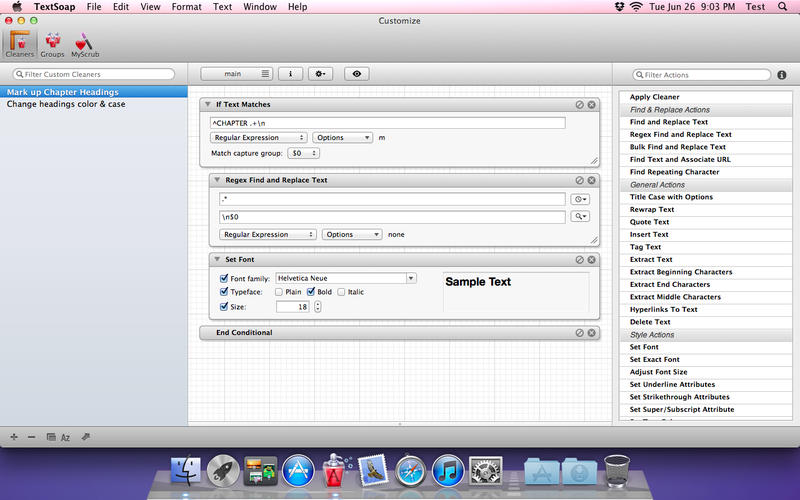 �ı���ʽ��������TextSoap for Mac7.4.3 �ٷ���