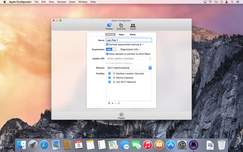 ƻ���豸�������ù���Apple Configurator for Mac1.7.1 �ٷ���