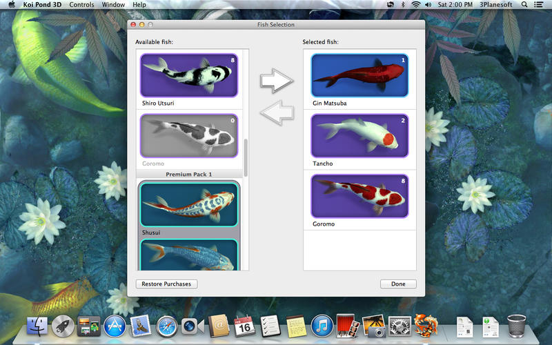 Koi Pond 3D for Mac1.2.0 �ٷ���