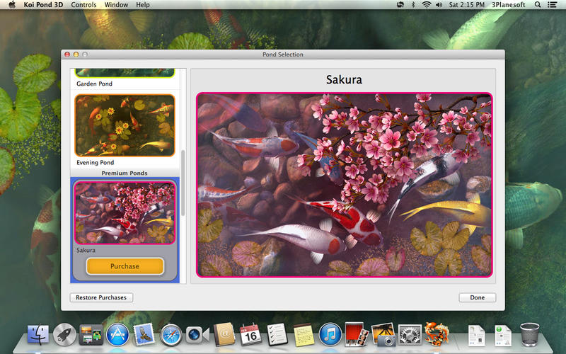 Koi Pond 3D for Mac1.2.0 �ٷ���