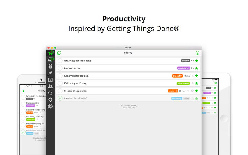 �����嵥Nozbe for Mac2.0.9 �ٷ���