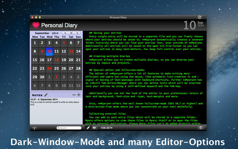 �ҵ��ռ�Myary for Mac1.2.0 �ٷ���