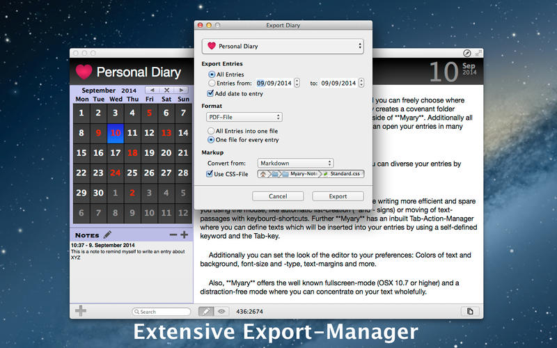 �ҵ��ռ�Myary for Mac1.2.0 �ٷ���
