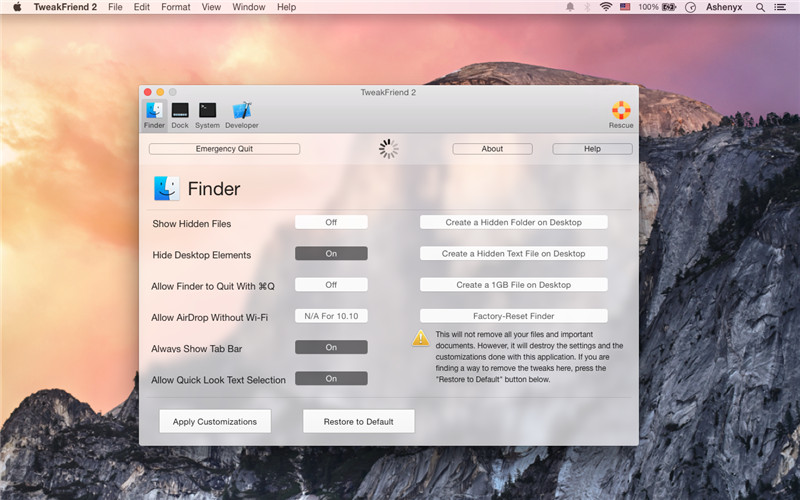 TweakFriend for Mac2.0.2 �ٷ���