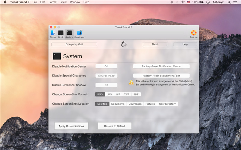 TweakFriend for Mac2.0.2 �ٷ���