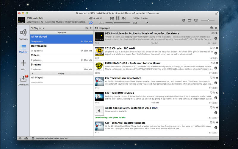 ��Ƶ����Downcast for Mac1.1.5 �ٷ���