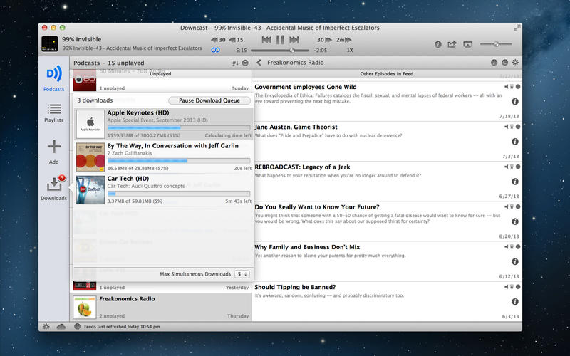 ��Ƶ����Downcast for Mac1.1.5 �ٷ���