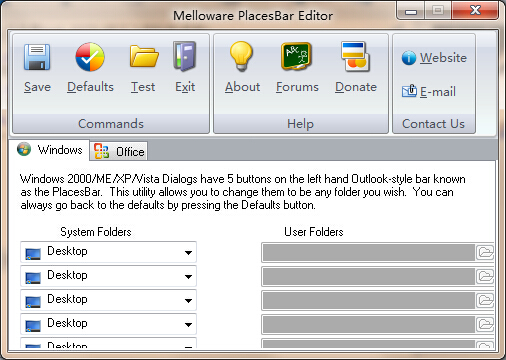 PlacesBar Editor��������༭��������1.1.0.61 ��ɫ��