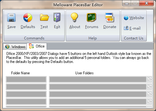 PlacesBar Editor��������༭��������1.1.0.61 ��ɫ��