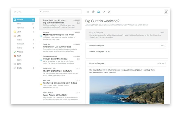 �ʼ��ͻ��� Mailbox Mac��beta0.3.8 �ٷ���
