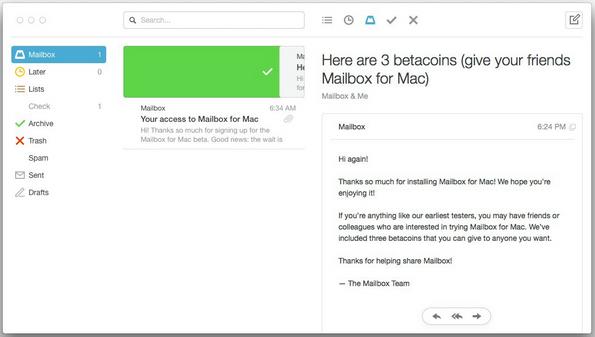 �ʼ��ͻ��� Mailbox Mac��beta0.3.8 �ٷ���
