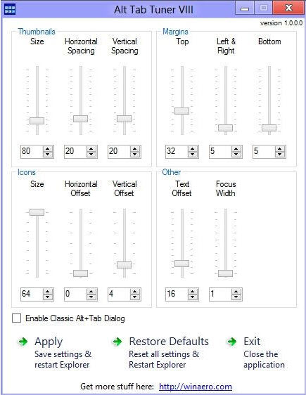 �Զ��崰�ڵ�����(Alt Tab Tuner VIII)1.0 ��ɫ��