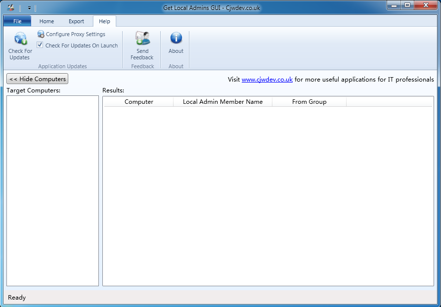 获取本地管理员GUI(Get Local Admins GUI)2.1.0 官方版