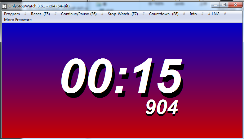OnlyStopWatch3.61 ��ɫ��_��ʱ������