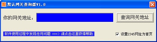 默认网关查询器下载1.0 绿色版