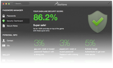 Dashlane2.25 绿色版_密码管理器