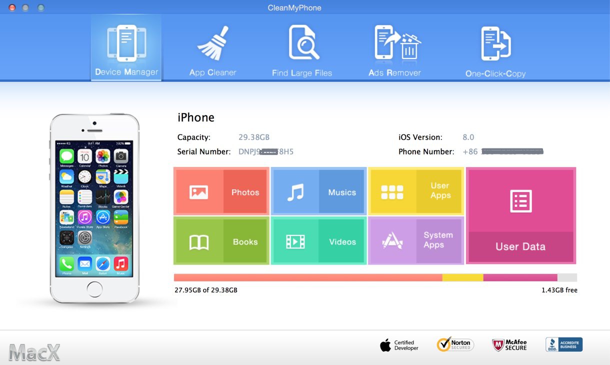 CleanMyPhone for Mac2.0 �ٷ���