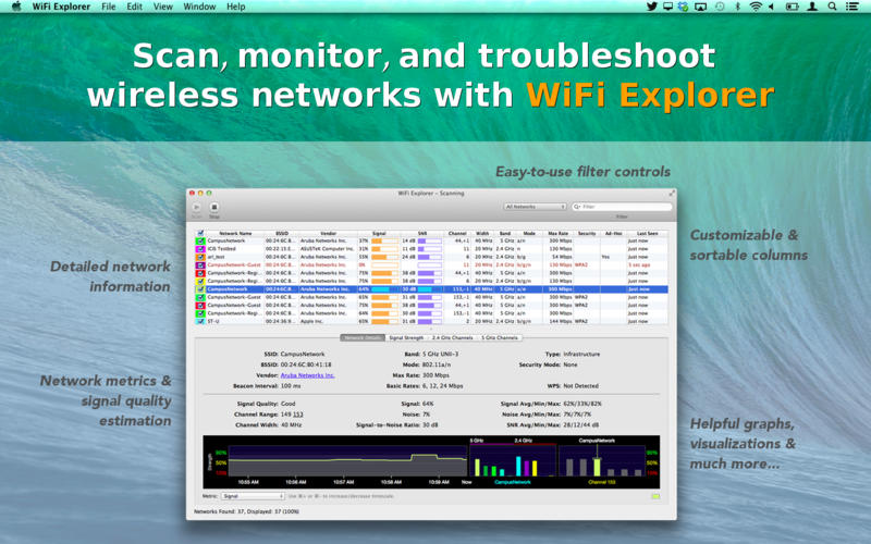 WiFi Explorer Mac��1.6.2 �ٷ�����