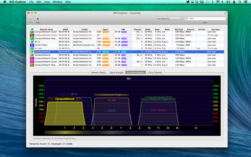 WiFi Explorer Mac��1.6.2 �ٷ�����