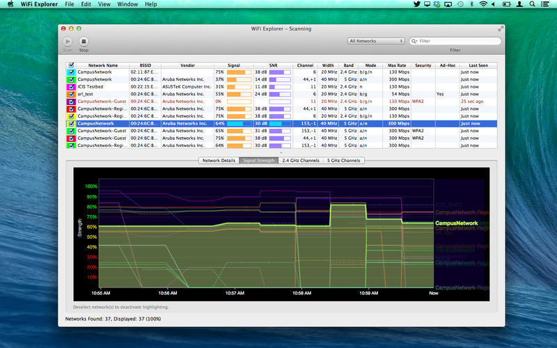 WiFi Explorer Mac��1.6.2 �ٷ�����