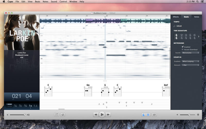 Capo 3 for Mac����ѧϰ3.1.5 �ٷ���
