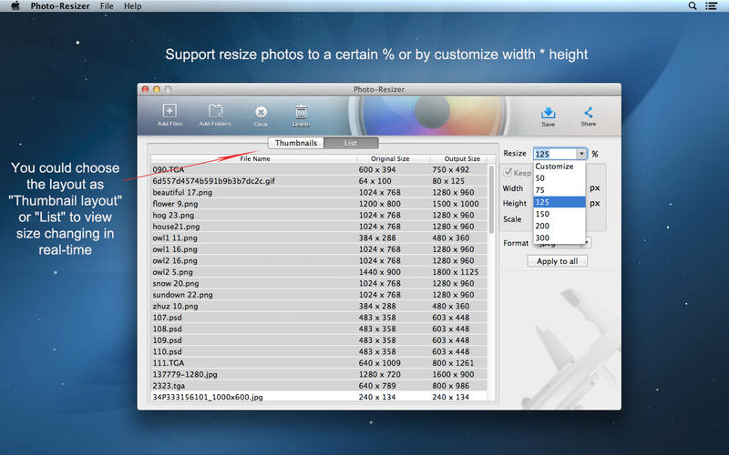 IFunia Photo-Resizer for MacͼƬ�����޸�2.1.1 �ٷ���