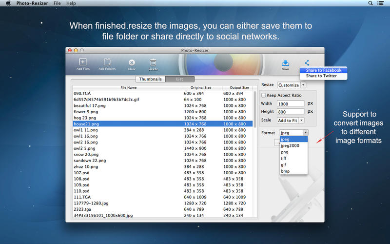 IFunia Photo-Resizer for MacͼƬ�����޸�2.1.1 �ٷ���
