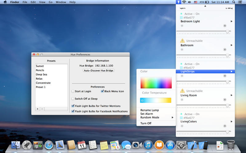 ���ܵƹ�ؼ�Hue Menu for Mac2.3.2 �ٷ���