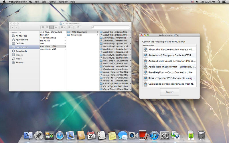 Webarchive to HTML Mac1.0 �ٷ���